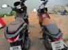 Honda PCX and Yamaha Nouvo Elegance