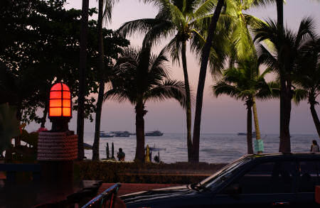 Pattaya Beach from Beach Road