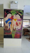 condo lobby painting