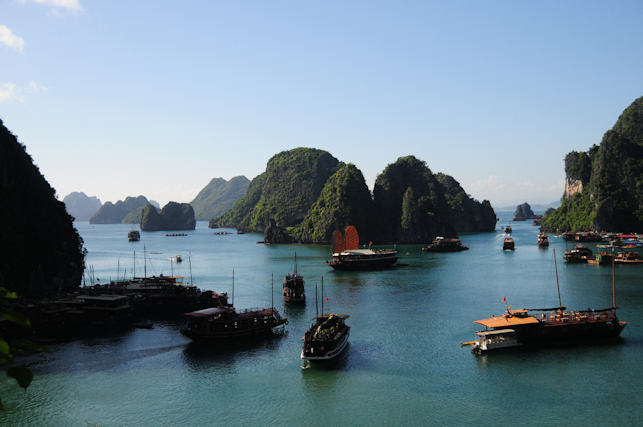 Halong Bay near the Cave