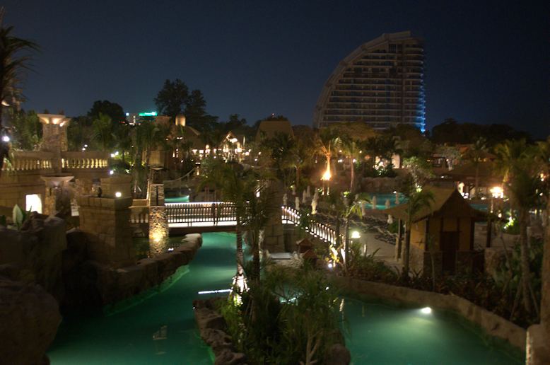 The Lazy River Swimming pool at the Centara Grand Mirage